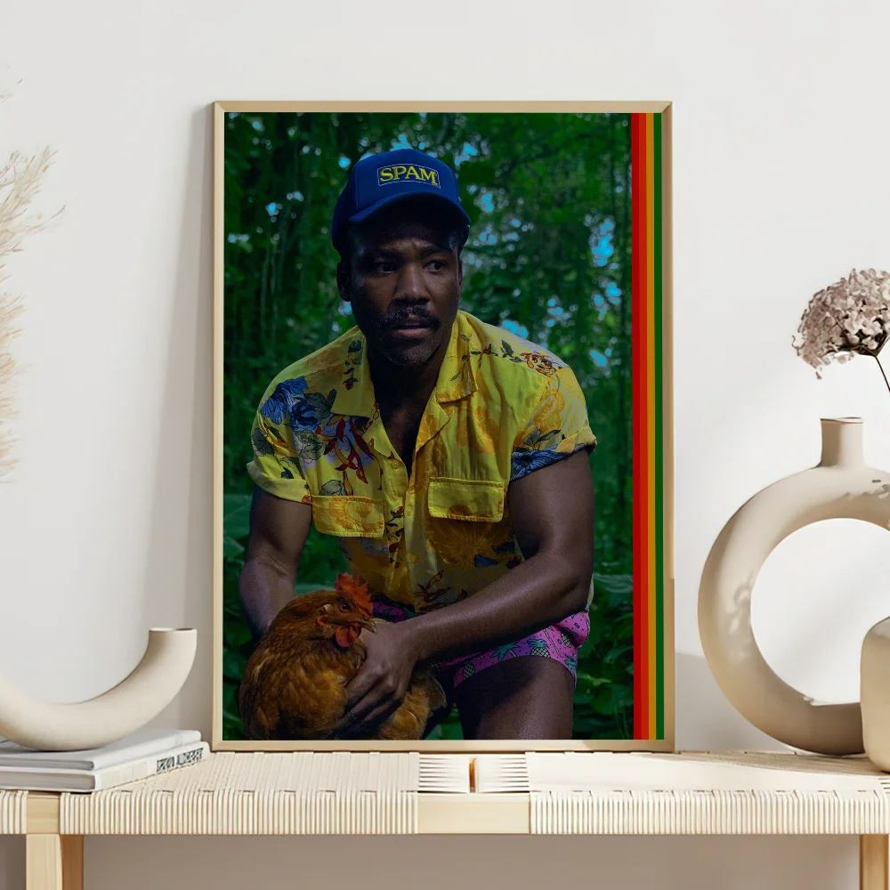 Рэпер C-Детский Гамбино Будо Каменный Плакат Домашние Принты Настенная Картина