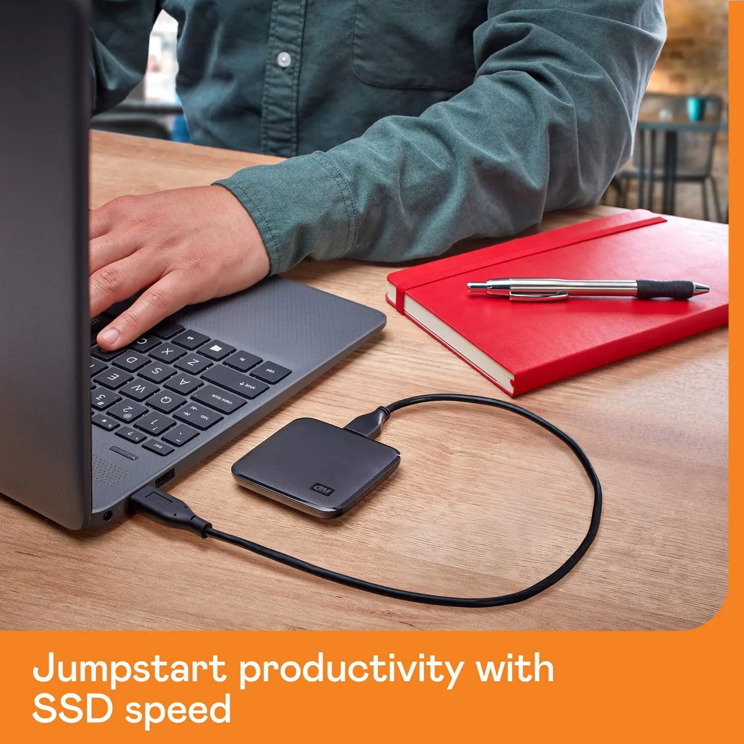 Western Digita WD 2TB 1TB Elements SE Portable Solid State Drive SSD USB 3.0 Reading speed up to 400MB/s Compatible with PC Mac |