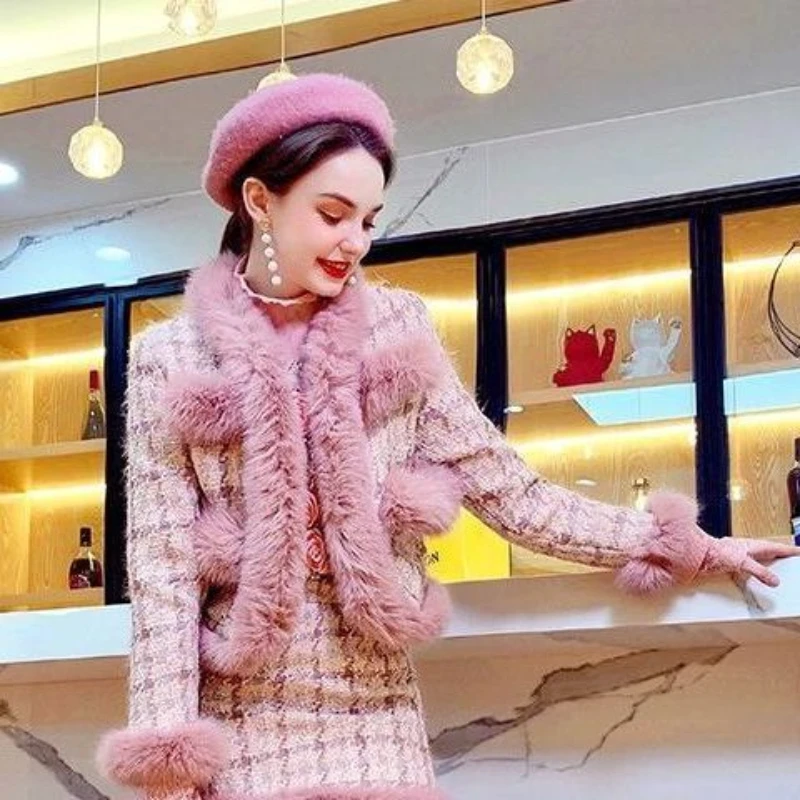 Женское платье во французском стиле темпераментная Милая ветровка и юбка для