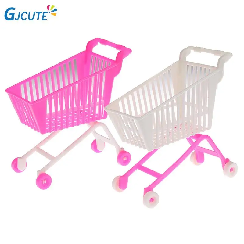 

Creative Mini Children Handcart Simulation Small Supermarket Shopping Cart Utility Cart Pretend Play Toys Strollers Kids Gift