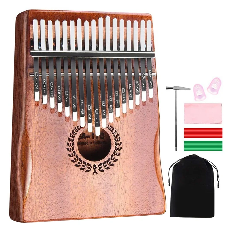 

Kalimba 17 клавиш большой палец пианино портативный для детей взрослых начинающих профессиональные музыкальные инструменты Рождественский лу...