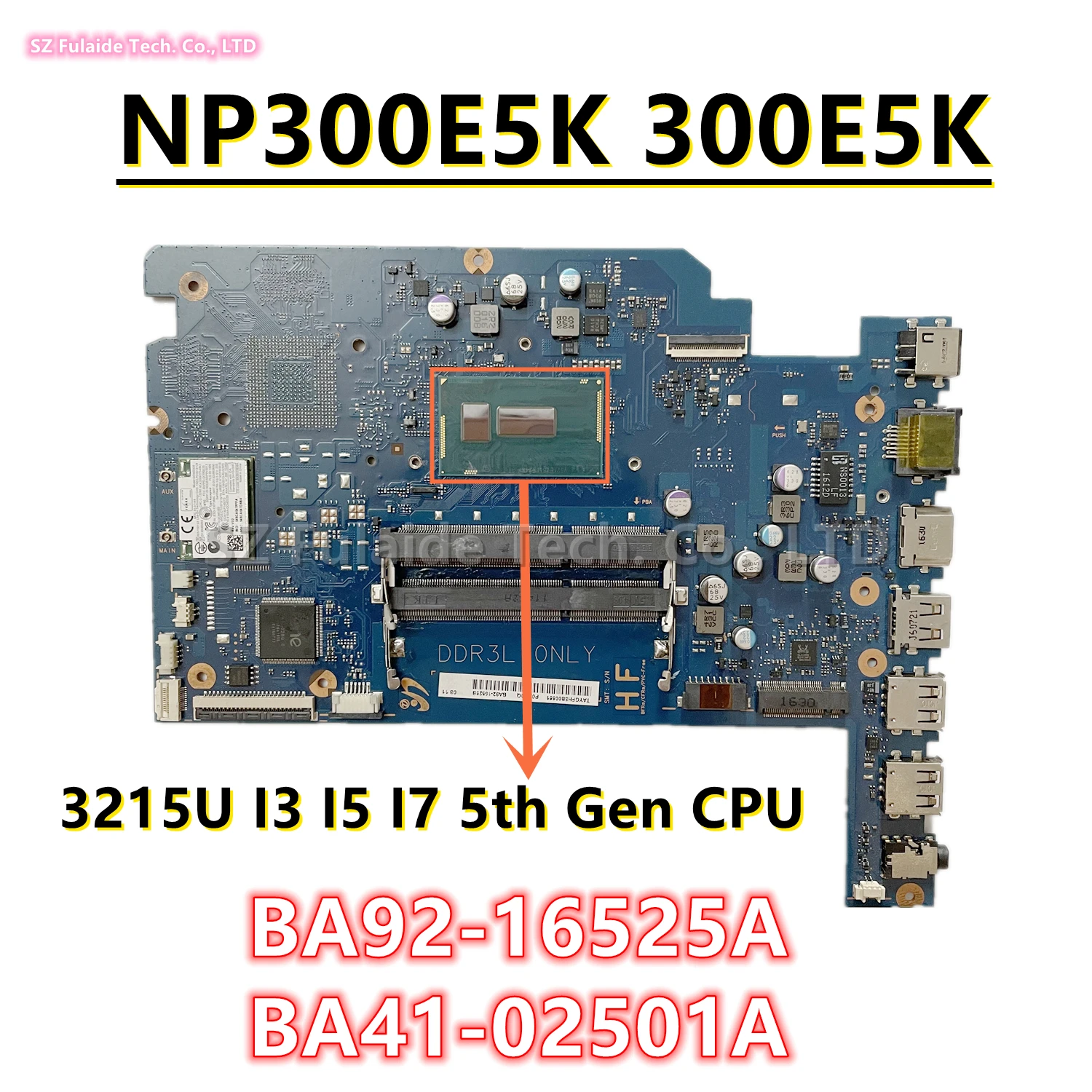 

Оригинальная материнская плата для ноутбука Samsung NP300E5K 300E5K NP300E5Q