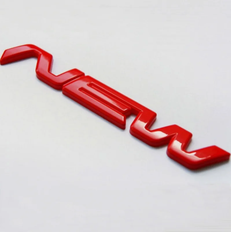 Apply to New letter logo Red new model Special for personalized three-dimensional character mark of tail |