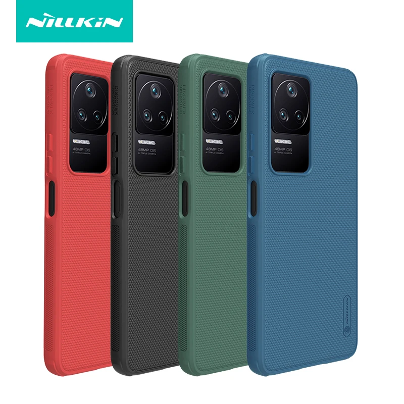 

For Redmi K50 Pro Case Nillkin Super Frosted Shield Hard PC Cover With Salient Dot Design funda For Redmi K50 K40s Case