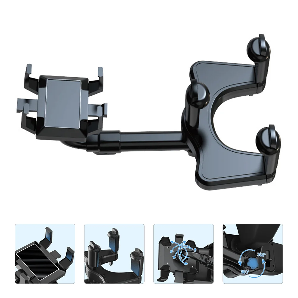 

Holder Carmirror Rotatable Retractable Mount Bracket Rearview Stand Deskmobile Dashboard Instrument View Rear Accessories