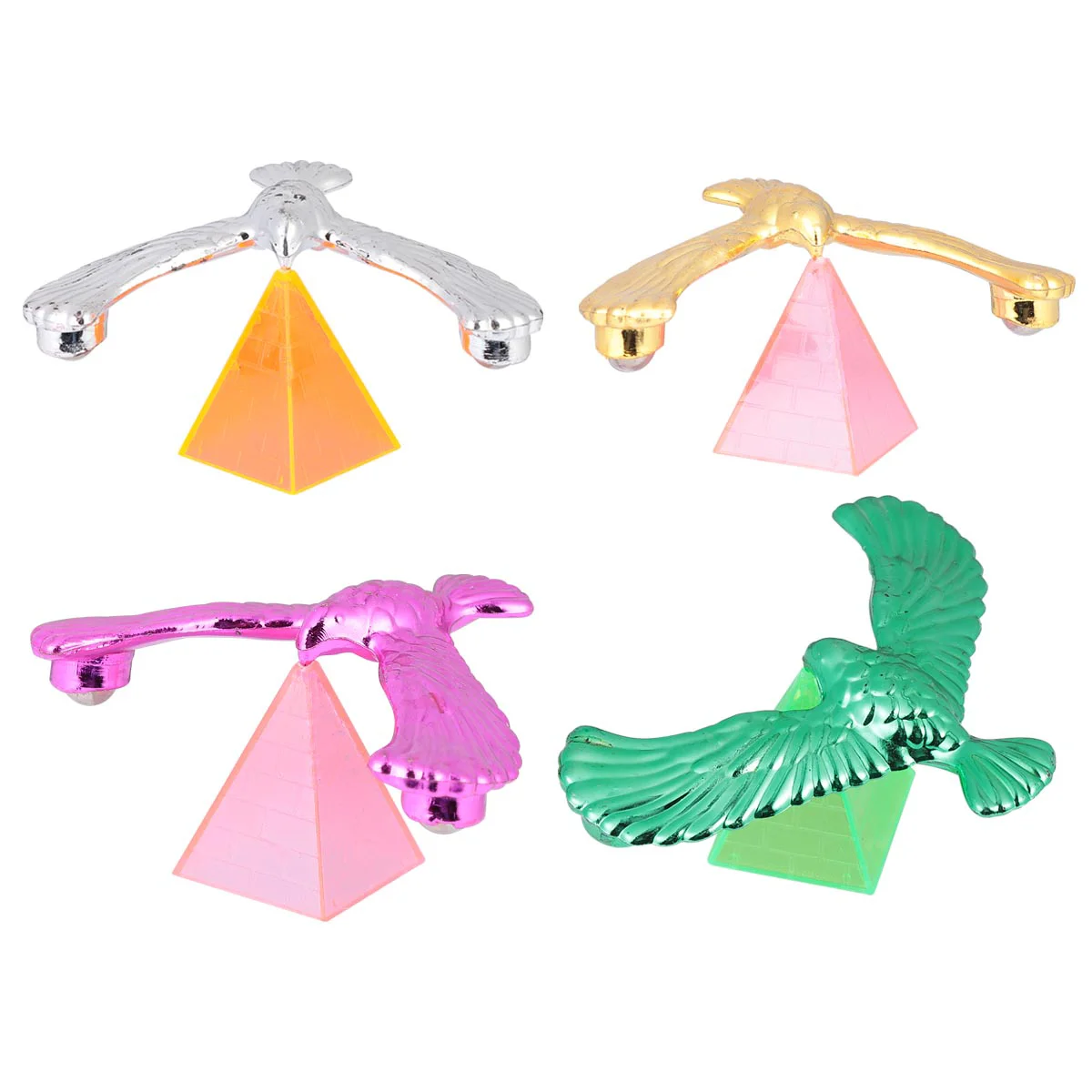 

Bird Balance Toy Eagle Balancing Gravity Pyramid Finger Toys Kids Tower Eiffel Physical Desktop Fidget Desk Science Novelty