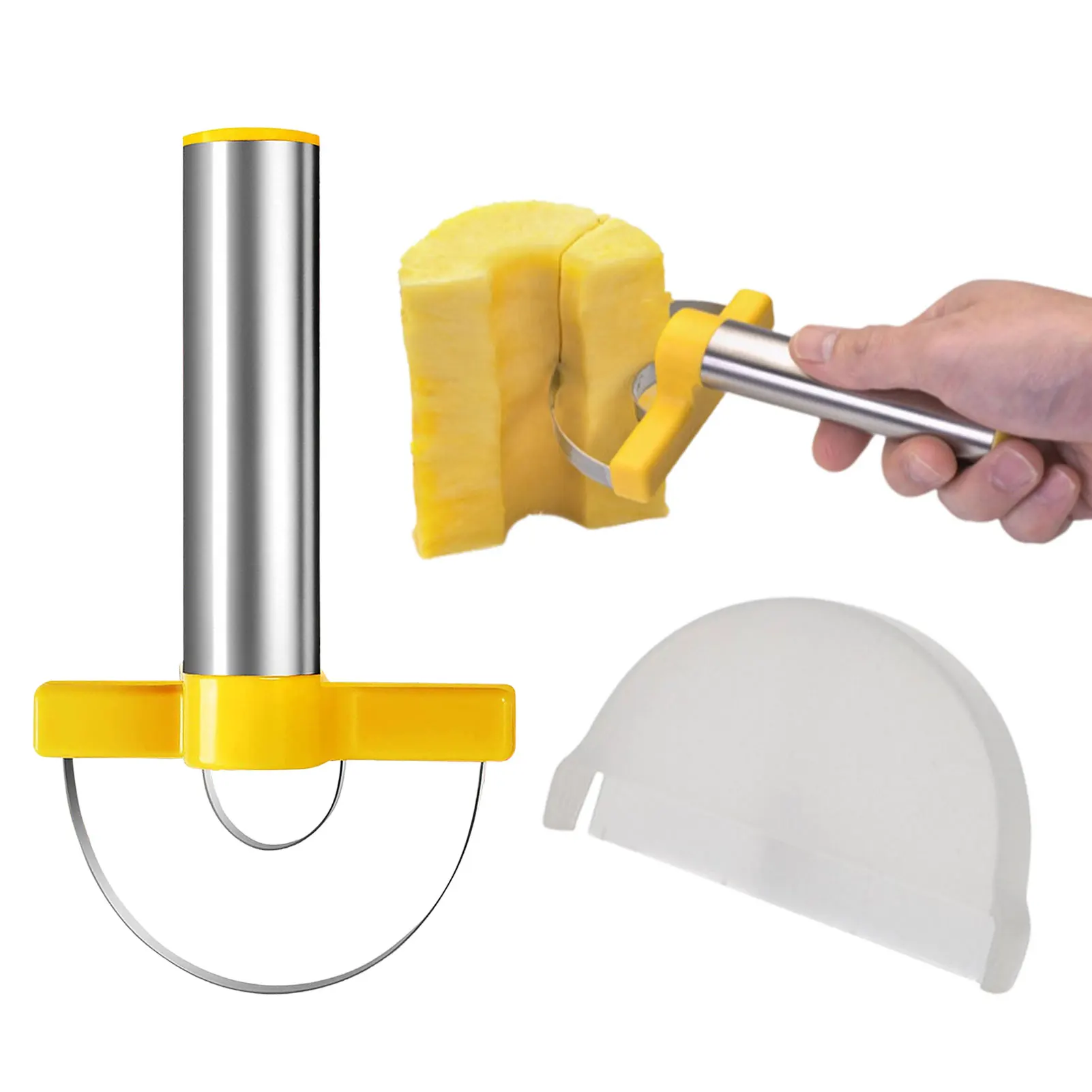 

Fruit Pineapple Corer Slicers Peeler Parer Cutter Kitchen Cutter Peeler Easy Tool Pineapple Corer And Slicer Tool