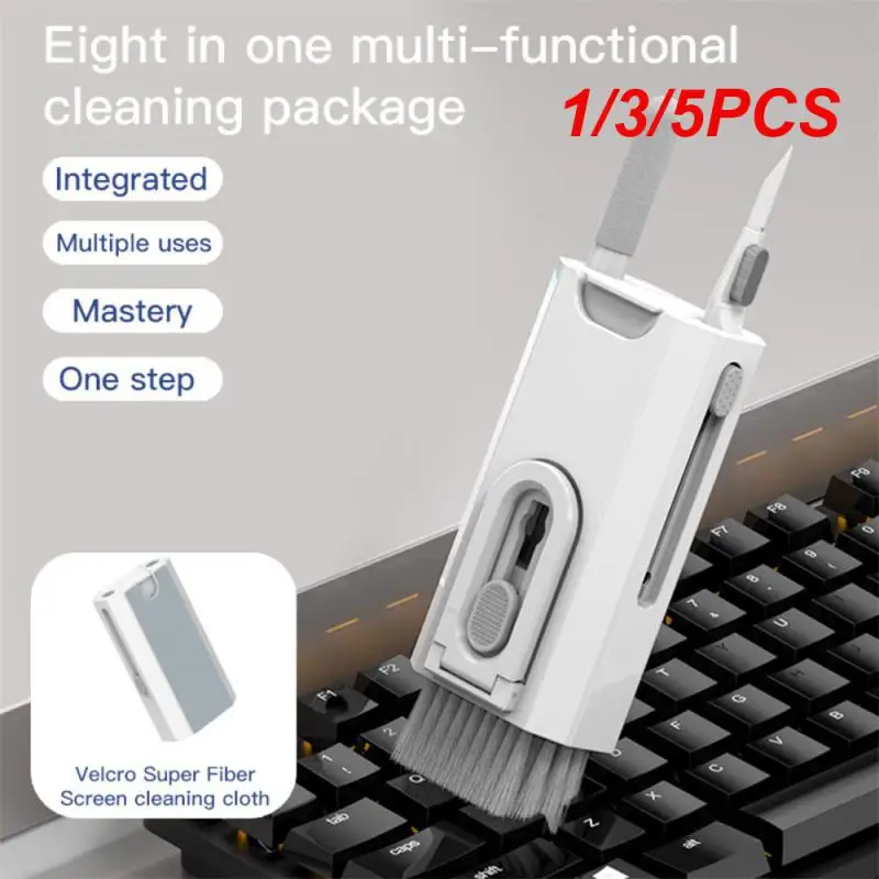 

1/3/5PCS In 1 Multifunctional Headset Keyboard Cleaning Kit Key Puller Mobile Screen Cleaner Integrated Cleaning Suit For Screen