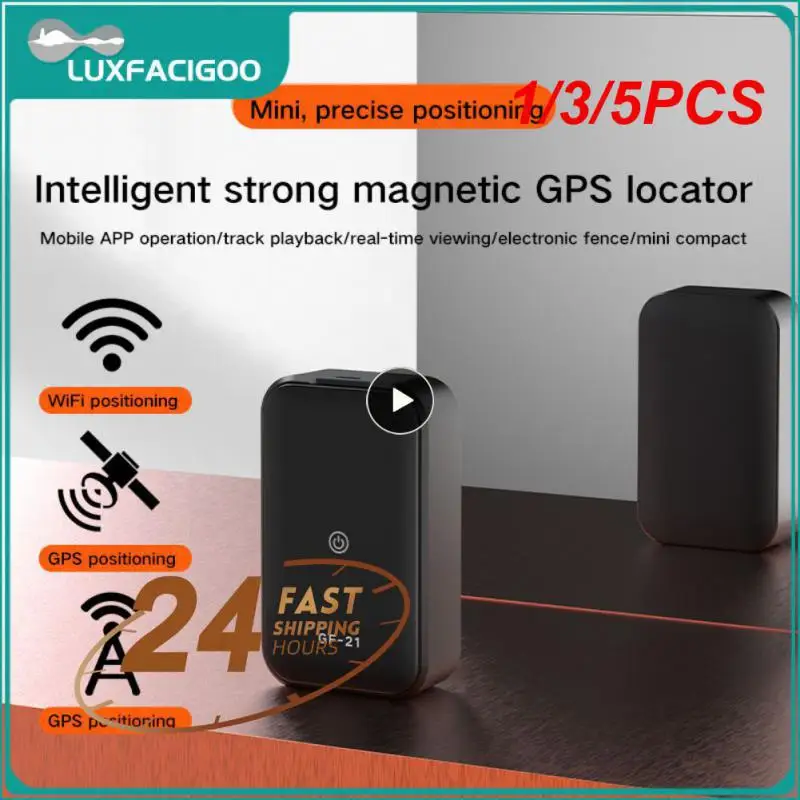 

1/3/5PCS Mini GPS Tracker Car/Motorcycle/Pets Real Time Tracking Anti-lost Locator SIM Positioner Auto Accessories GF21 GPS