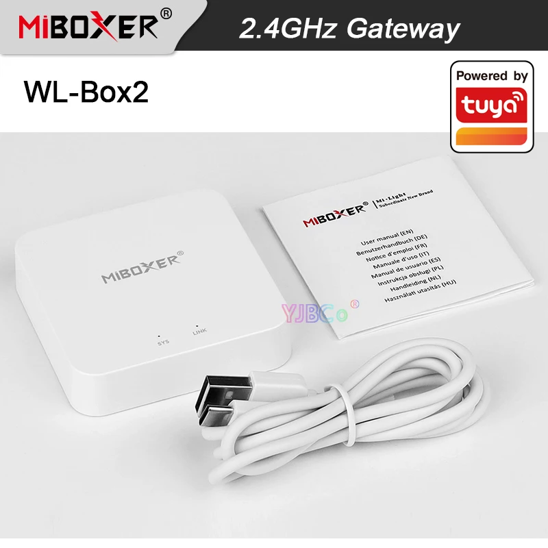 

Miboxer WL-Box2 2.4GHz Gateway Wifi controller DC5V compatible with IOS/Andriod system APP Control for led light or Controller