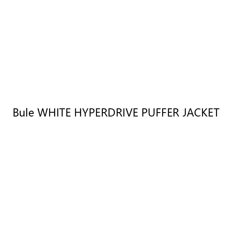 

Синяя белая дутая куртка HYPERDRIVE