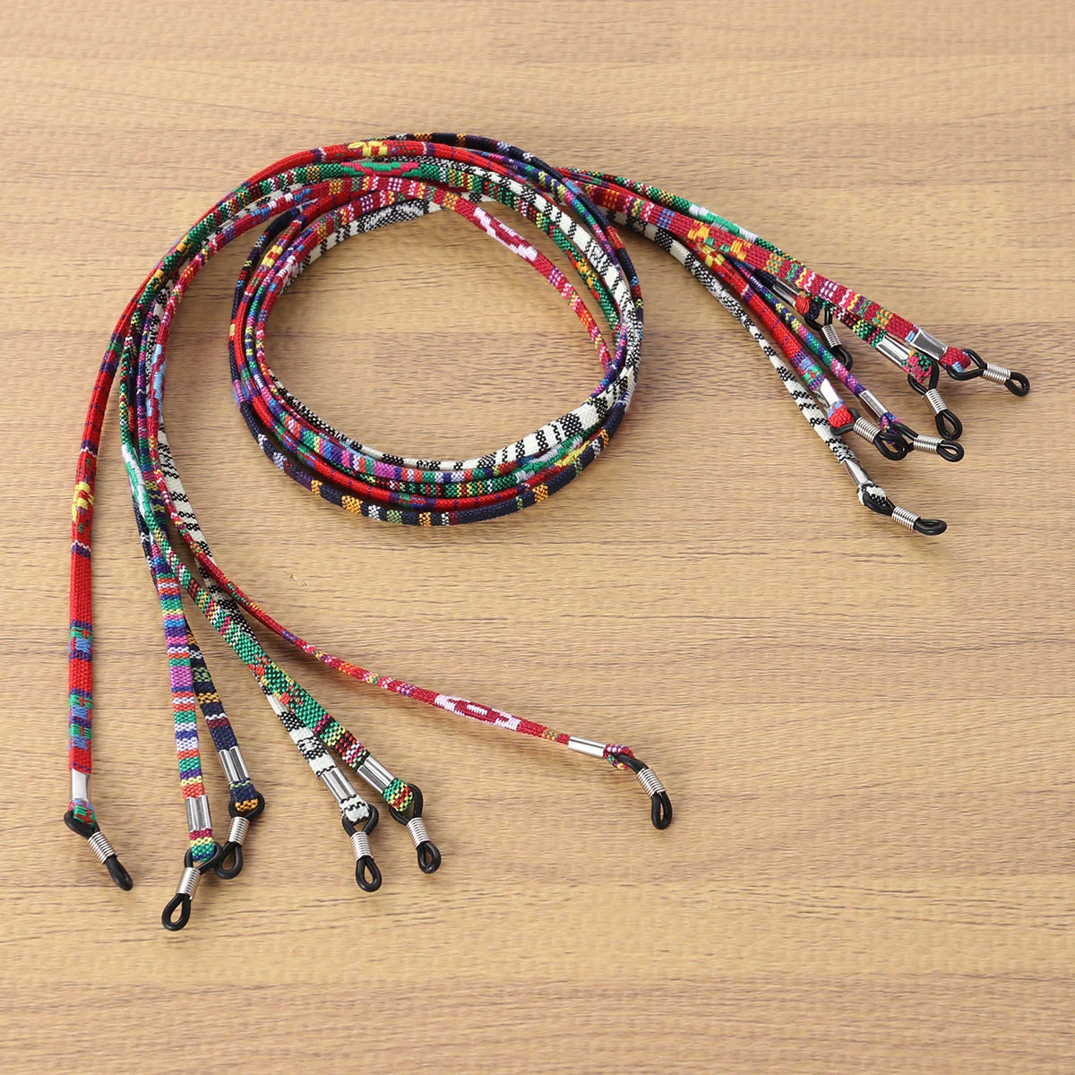 6 шт. держатель для очков цепочка из хлопковой шерсти фиксатор женские и мужские