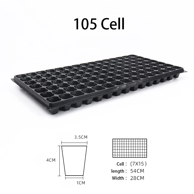 

Searea High quality rectangular seed nursery trays 105holes 200pcs