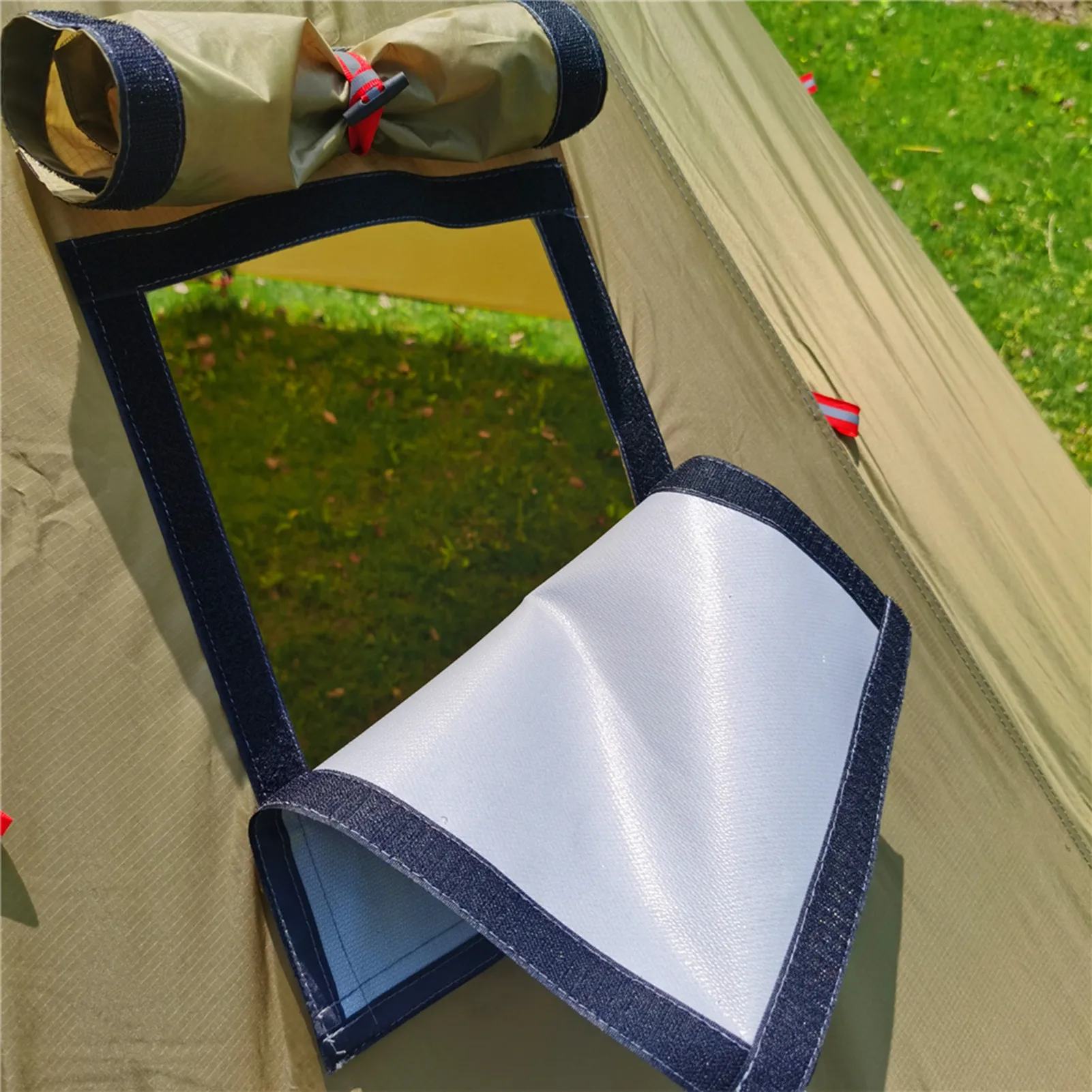 Hot Tent Stove Jack With Rain Flap Fireresistant Tent Stove Hole Jack Fireproof Stove Jack For Canvas Tipi Tent Tent Accessories