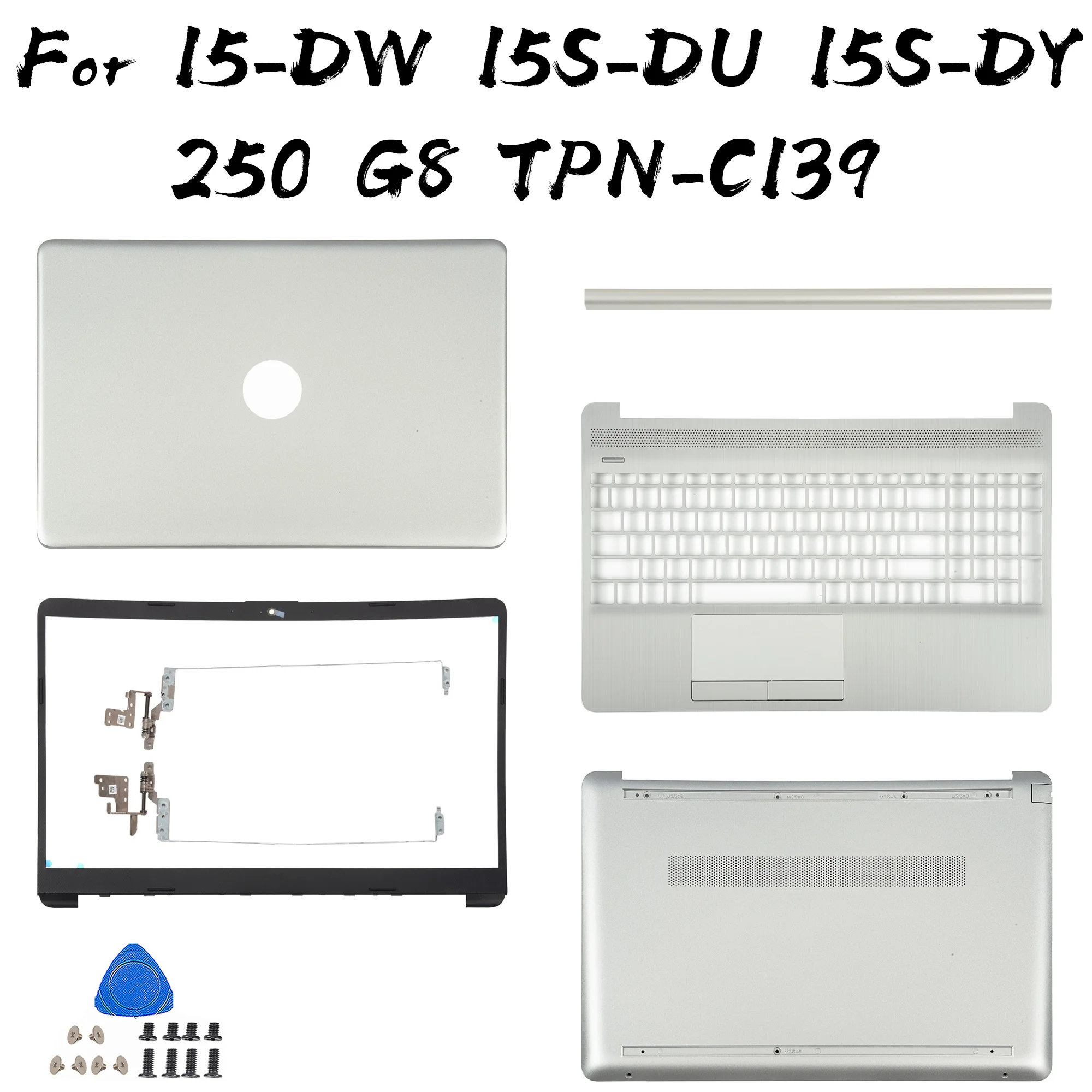 НОВЫЙ чехол для ноутбука HP 15-DW 15S-DU DY DR 250 255 G8 TPN-C139 задняя крышка ЖК-дисплея