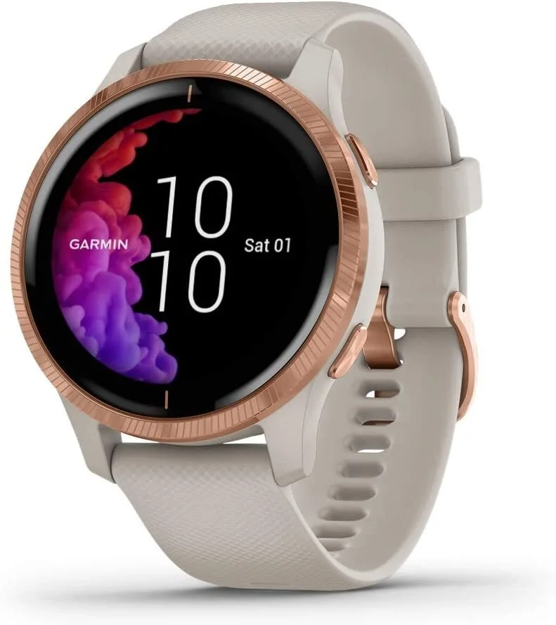 

Garmin Venu, GPS Smartwatch with Bright Touchscreen Display, Features Music, Body Energy Monitoring, Animated Workouts, Pulse