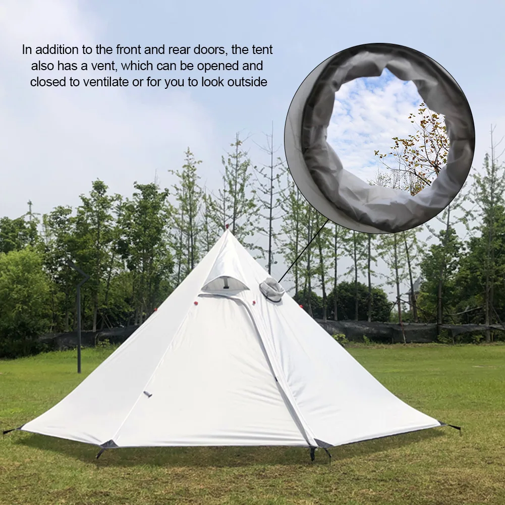 

Large Space Outdoor Awnings Ultralight Outdoor Camping Tent Vent Design Sun-proof Tent For Family Use Camping Accessories