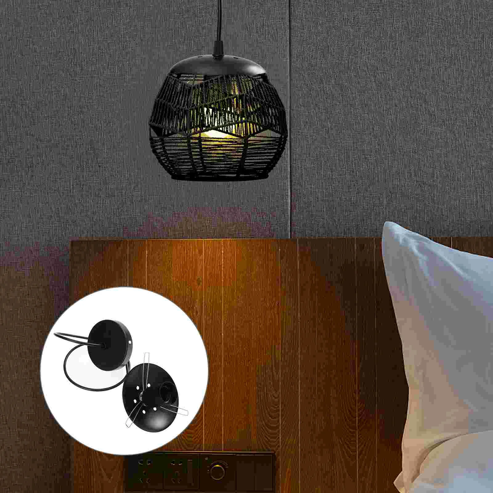 

1pc Premium Hanging Lamp Holder Creative E27 Vent Hole Light Head Lamp Accessory