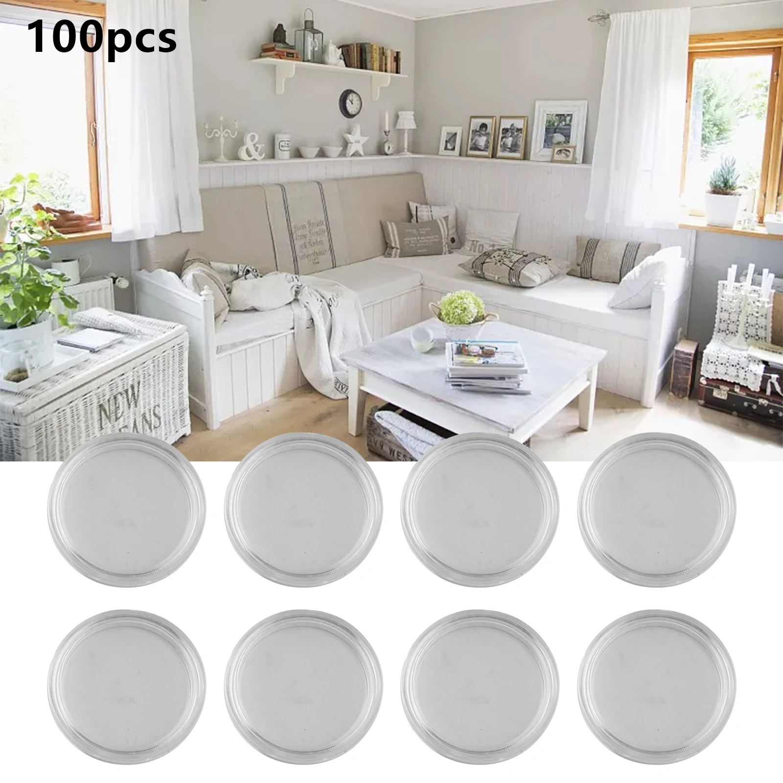 

100PCS 25mm Clear Round Coin Capsule Container Transparent Plastic Storage Box Holder Portable Case Protection Boxes