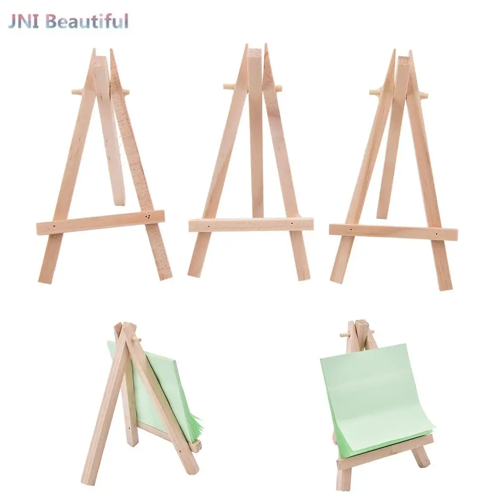 

1/3Pcs Mini Wooden Art Holder Artwork Display Table-Top Easels Drawing Boards For paiting Decoration