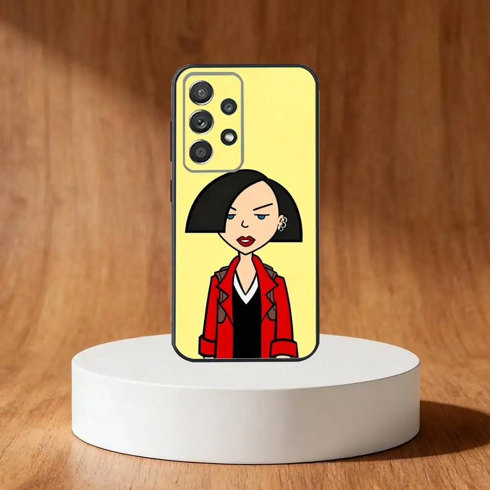 Фото Крутой чехол для телефона Jane Lane Daria Morgendorffer для Samsung S25, S24, S21, S22, S23, S30, Ultra, S20, Plus, Fe, Note, 10, 9, 5G, черный. №4