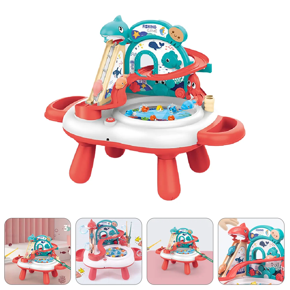 

1 Set Fishing Game Plastic Fishing Board Kid Without Battery