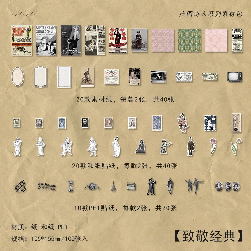 

Декоративные наклейки для дневника Alideco 100 шт.