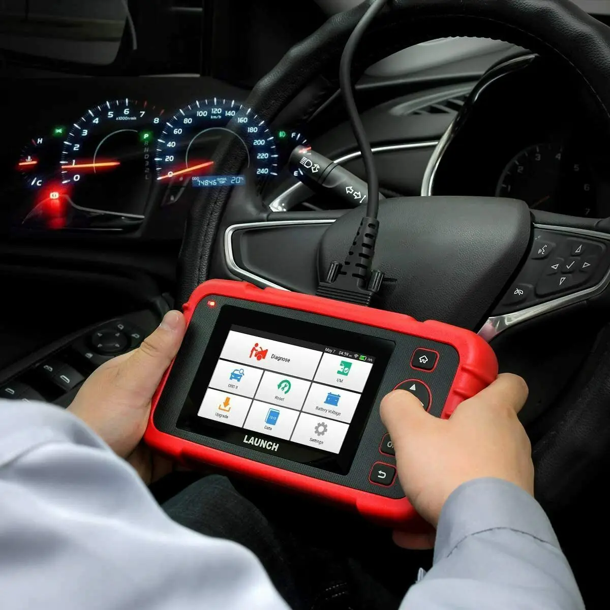 LAUNCH X431 CRP129X OBD сканер ABS SRS диагностический инструмент EPB SAS TPMS считыватель кодов |