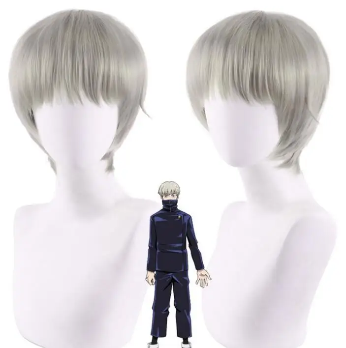 

Парик для косплея 30 см из аниме «джутсу», термостойкий костюм для мужчин и женщин из фильма «тоге инумаки»