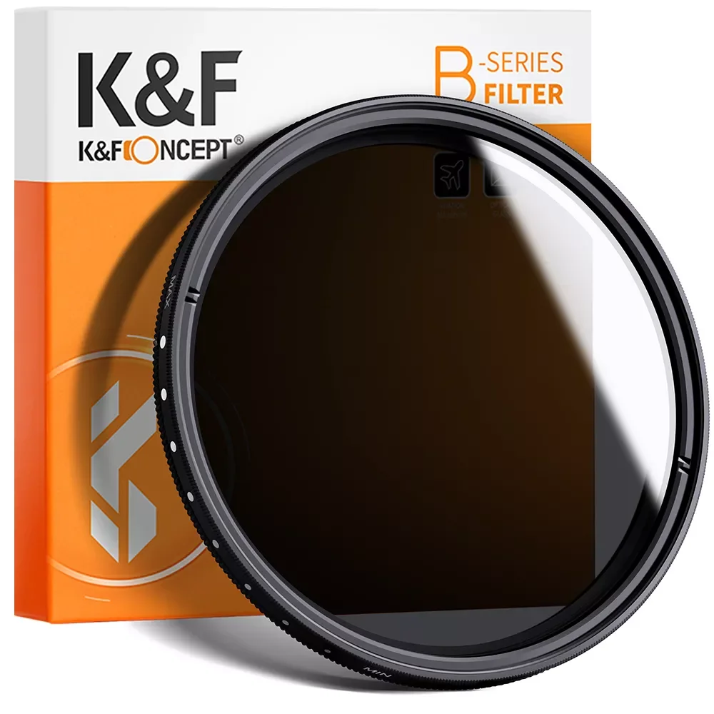 K &amp F CONCEPT 49 мм 52 55 62 67 72 77 Тонкий Фейдер переменный ND фильтр для объектива