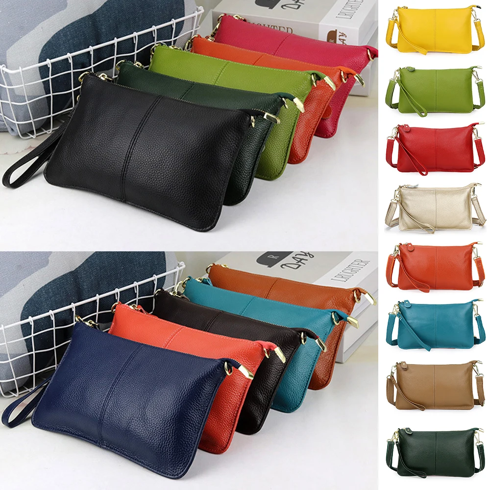

Women Genuine Leather Handbags Female Multifunctional Large Capacity Shoulder Bags Fashion Crossbody Bags For Ladies Phone Purse