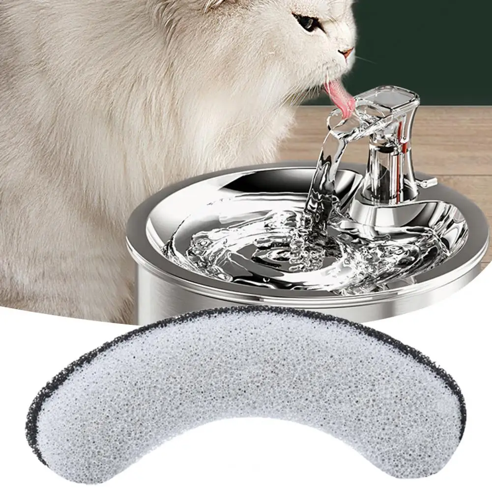 

Widely Compatible Drinking Fountain Filter Easy Installation Replacement Universal Pet Water Dispenser Residual Filter