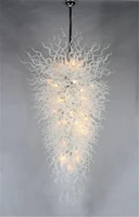 modern chain hanging 110v 240v led art chandelier lighting fixtures for home