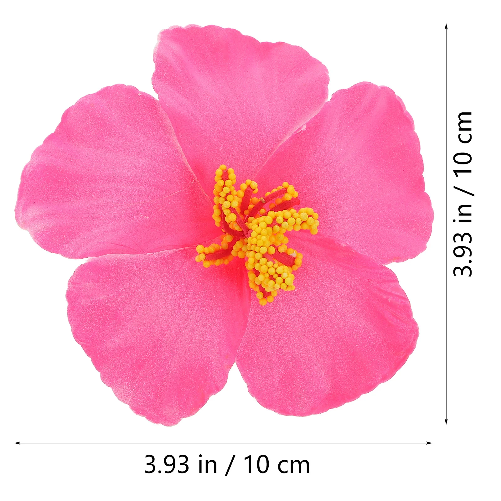 

Flowers Hibiscus Decoration Hawaiian Flower Party Faux Tropical Artificial Luau Fake Bouquet Head Petals Decorations Frangipani