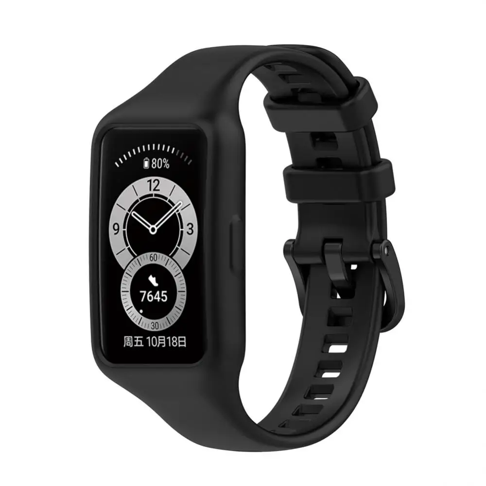 Ремешок сменный силиконовый для Huawei Band 6 7 браслет Honor Pro |