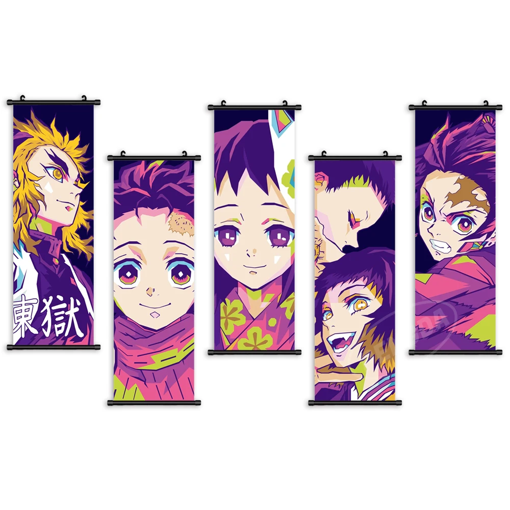 

Wall Art Canvas Print Demon Slayers Anime Character Kamado Tanjirou Posters Decorative Paintings Picture Home Decor Living Room