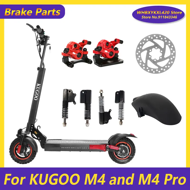 

For KUGOO M4 Pro Electric Scooter Accessories 10 inch Electric Scooter Hydraulic Front Shock Absorber 12mm Hole Threaded Damping