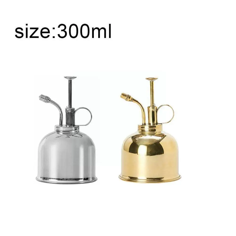 

300ml Mini Plant Flower Watering Can Brass Pot Sprayer Garden Garden Watering Bottle Spray Supplies Q4c8