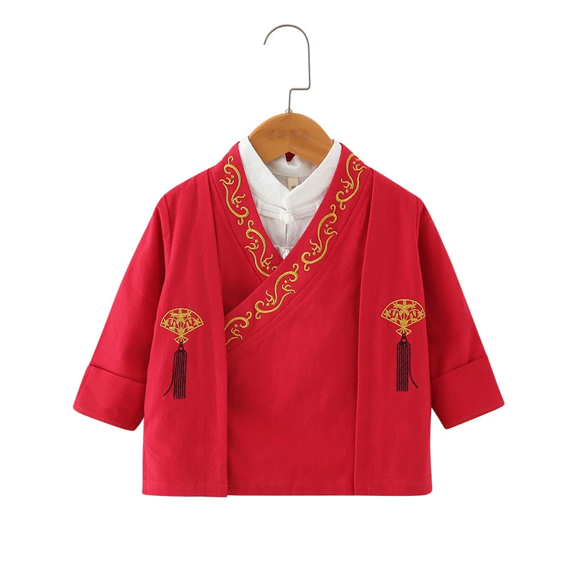 Костюм Тан Новогодние Детские традиционные китайские костюмы хлопковые