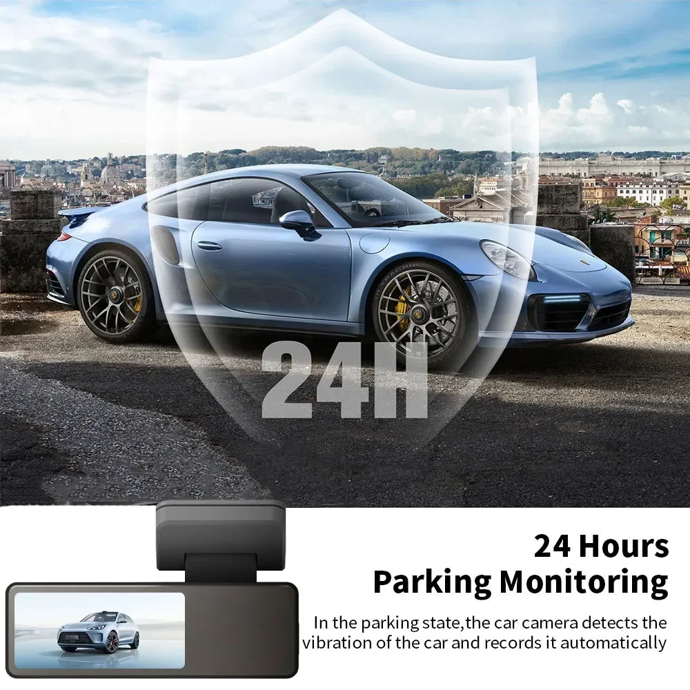 2K Автомобильный видеорегистратор GPS Видеорегистратор 1440P WiFi/App Control WDR G Датчик