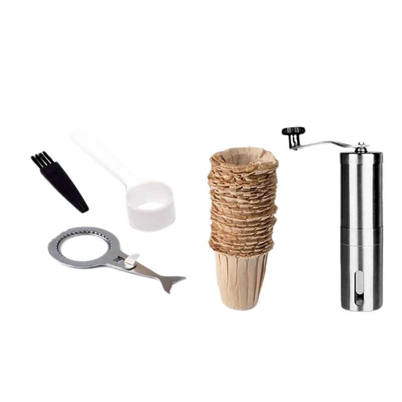 

HOT SALE Handmade Grinder Portable Coffee Filter Holder Reusable Coffee Filters Dripper Coffee Filters Disposable Filter Papers