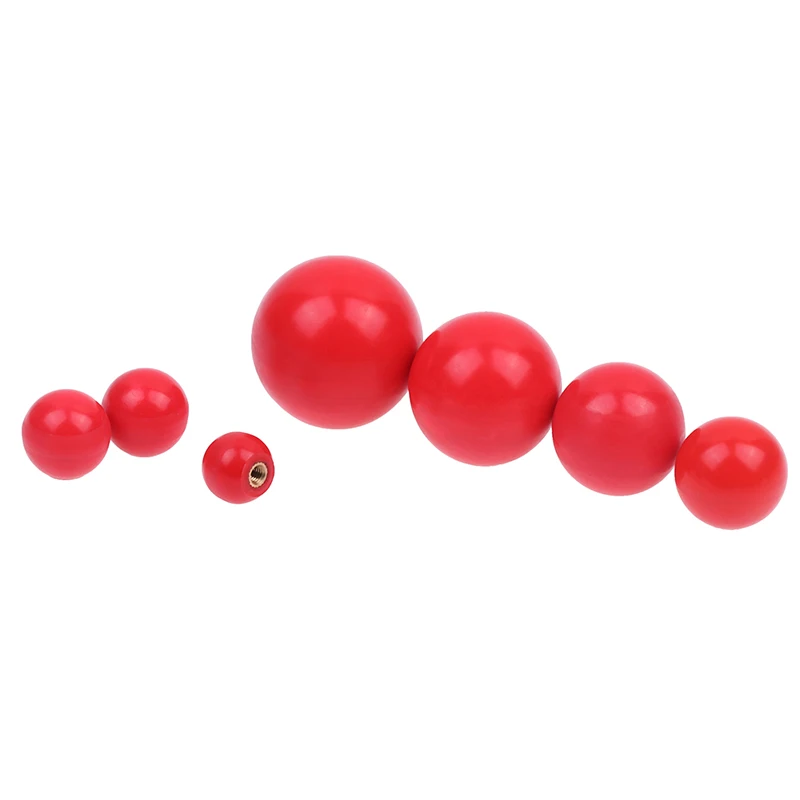 

M4/M5/M6/M8/M10/M12 Red Bakelite core Diameter Bakelite Ball Lever Knob Machine Tool Replacement round handle Sae