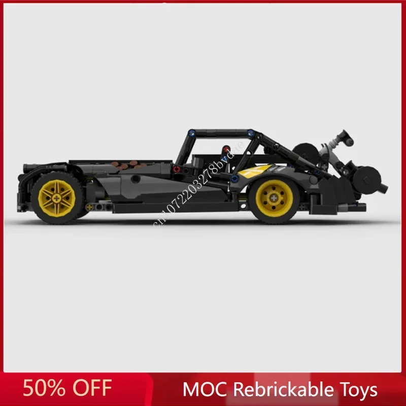 654 шт. MOC Speed Champions Bugatti Delahaye гоночная модель строительные блоки технология кирпичи