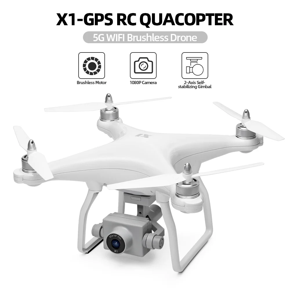 

Квадрокоптер Wltoys X1 с Gps, Fpv, Wi-Fi, Hd-камерой 1080p