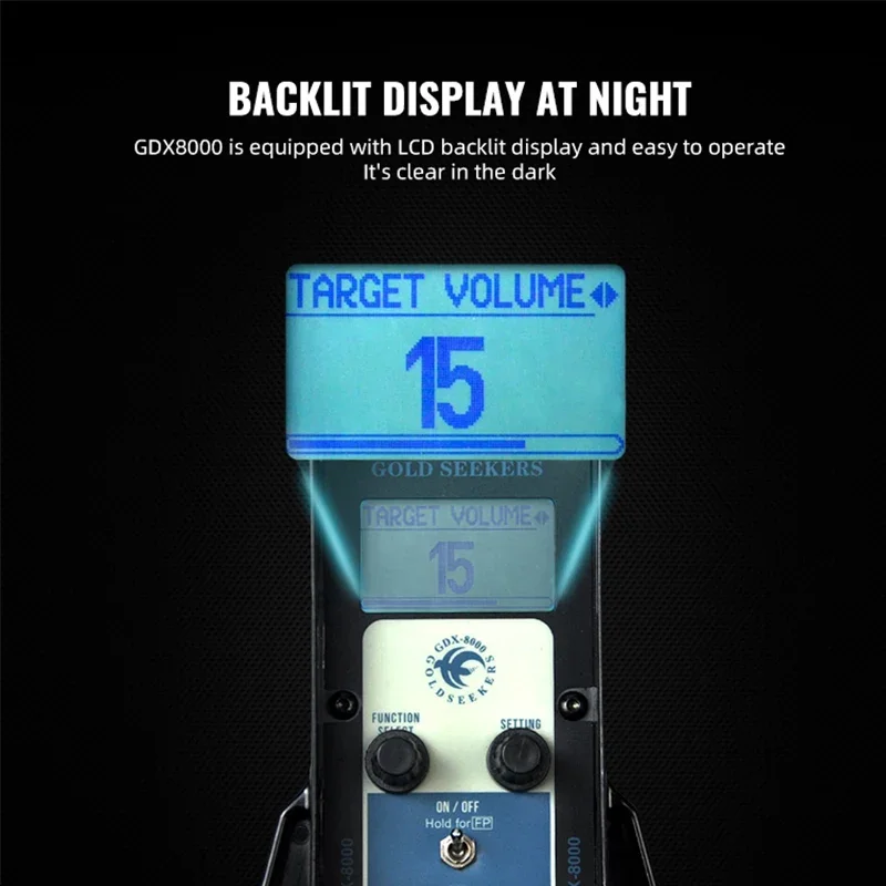 Недорогой и портативный металлоискатель GDX8000 shaollow