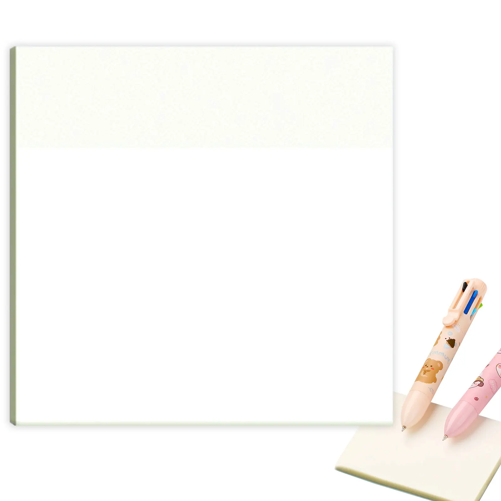 

Clear Sticky Notes 50 Sheets Waterproof Translucent Sticky Notes Waterproof Translucent Sticky Note Pads Book Markers Stickers