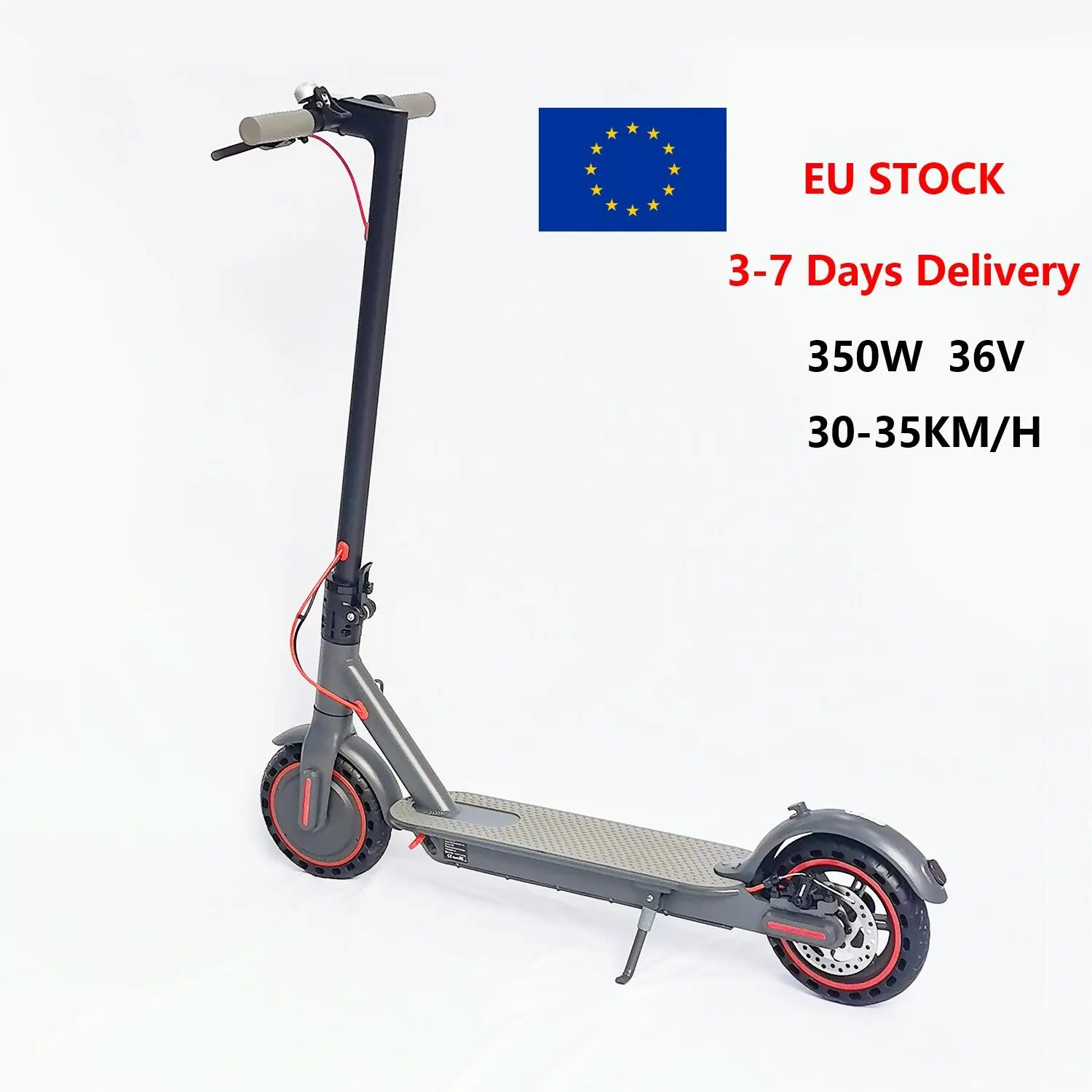 

USA UK EU Stock 350W 36V 10.4AH Foldable 8.5 Inch Solid Tyre 35KM/H Wholesale Electric Scooters With App For Adult M365