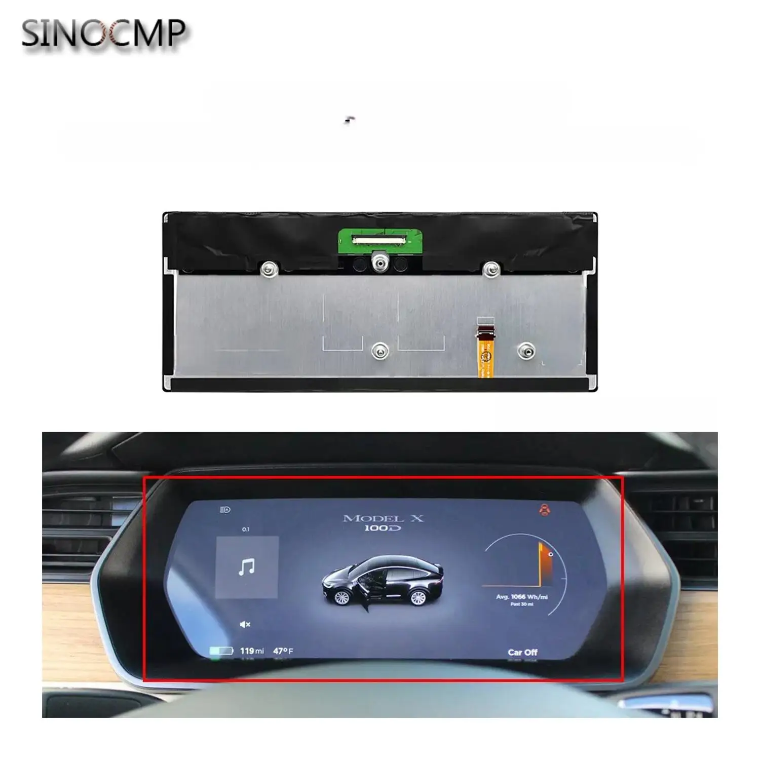 12 3-дюймовый цифровой комплект приборов LA123WF1(SL)(01) для Tesla Model S S2 X GEN 2 только детали