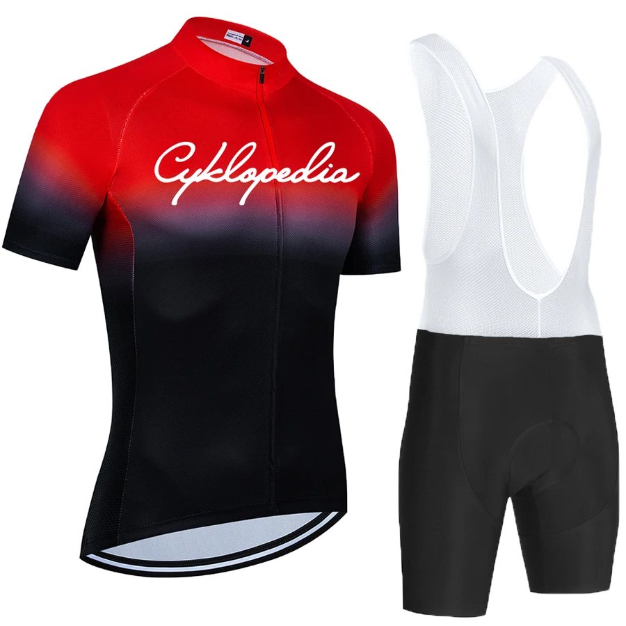 

CYKLOPEDIA Mens Clothes Cycling Jersey Man Bicycle Clothing Bicycles Mtb Mountain Bike Sportswear Maillot Equipment Shorts Sets