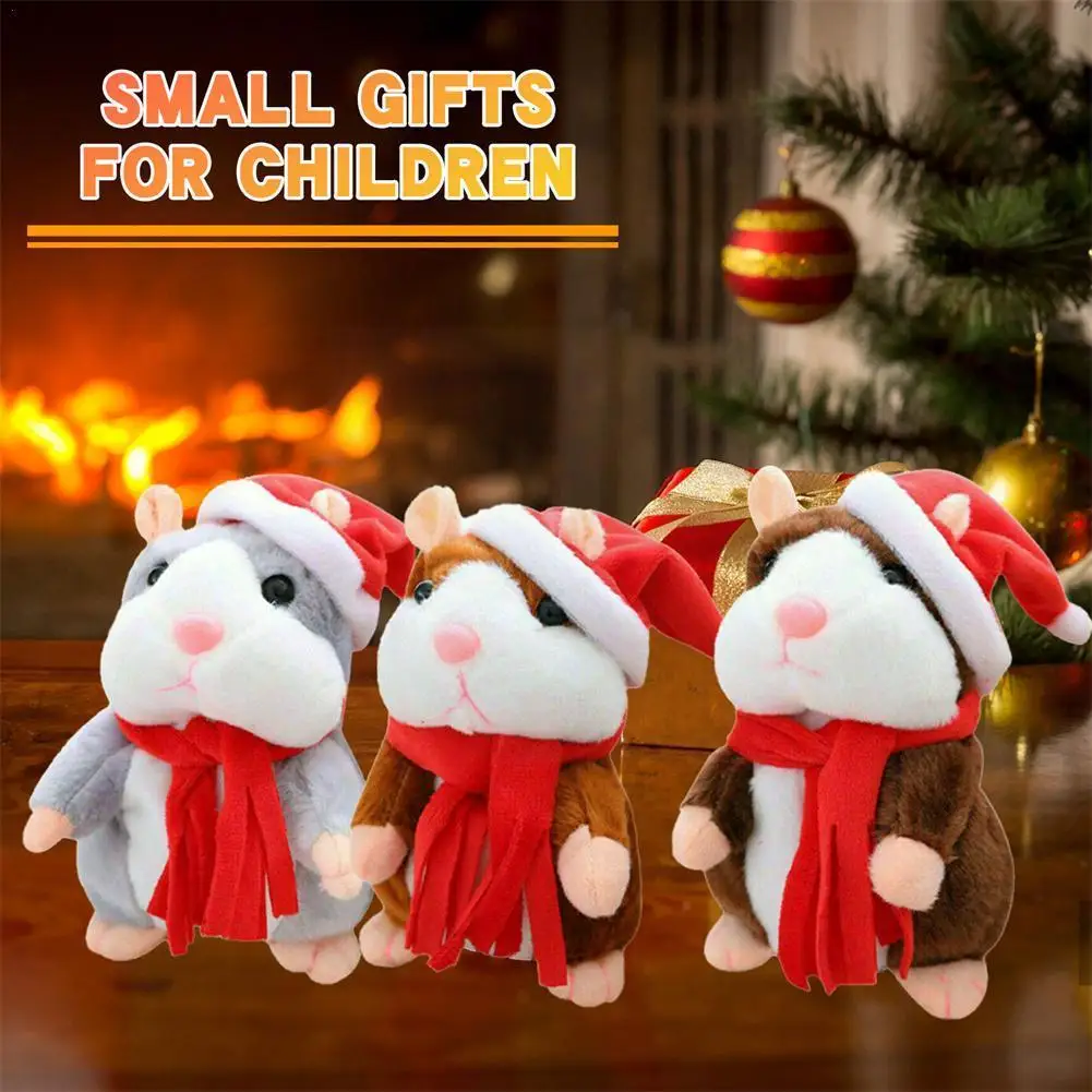 

Симпатичный говорящий хомяк мышь говорящий домашний питомец запись звука обучающая плюшевая игрушка для детей Рождественский подарок Z6u4